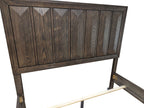 Espresso 1pc Eastern King Size Bed Panel Headboard