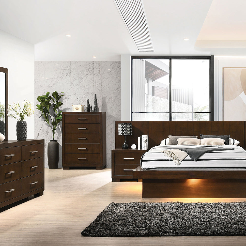 Polk Cappuccino 6-Drawer Dresser