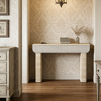 Entryway Table With Two Hidden Handle Drawers
