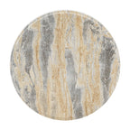 18.5-Inch Modern Marble-Look Stool