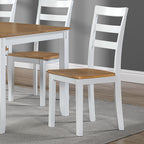 Contemporary 6pc Dining Set Table with 4 Side Chairs and Bench