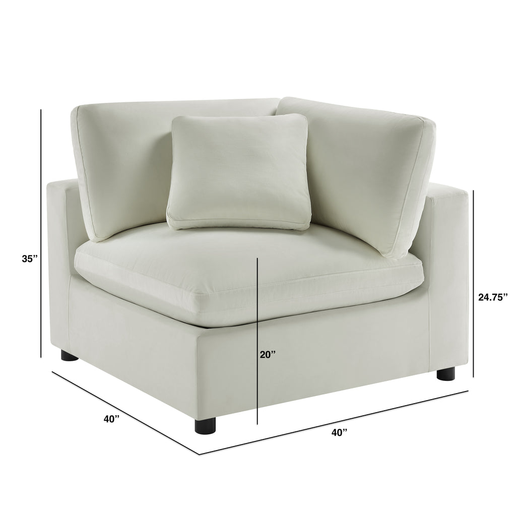 Caylie Corner Wedge Chair