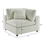 Caylie Corner Wedge Chair