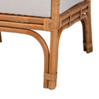 Bohemian Light Honey Rattan Arm Chair