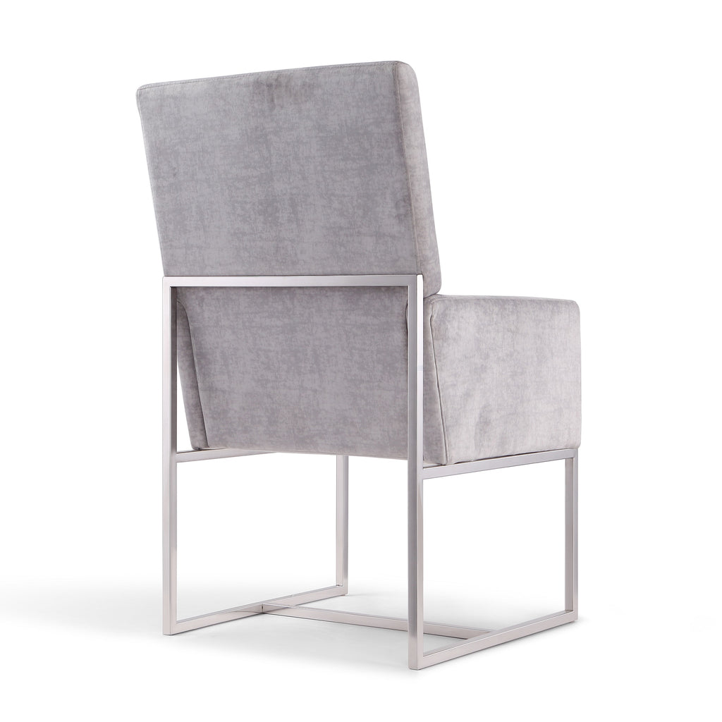 Element Metal Velvet Dining Chair
