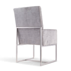 Element Metal Velvet Dining Chair