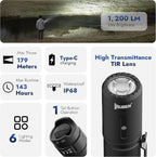 WUBEN C3 Flashlight 1200 High Lumens