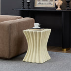 15.16 Inch Vintage Sturdy Fiberglass Side Table