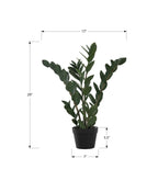Artificial Zz Tree - 29" Tall Indoor Faux Plant