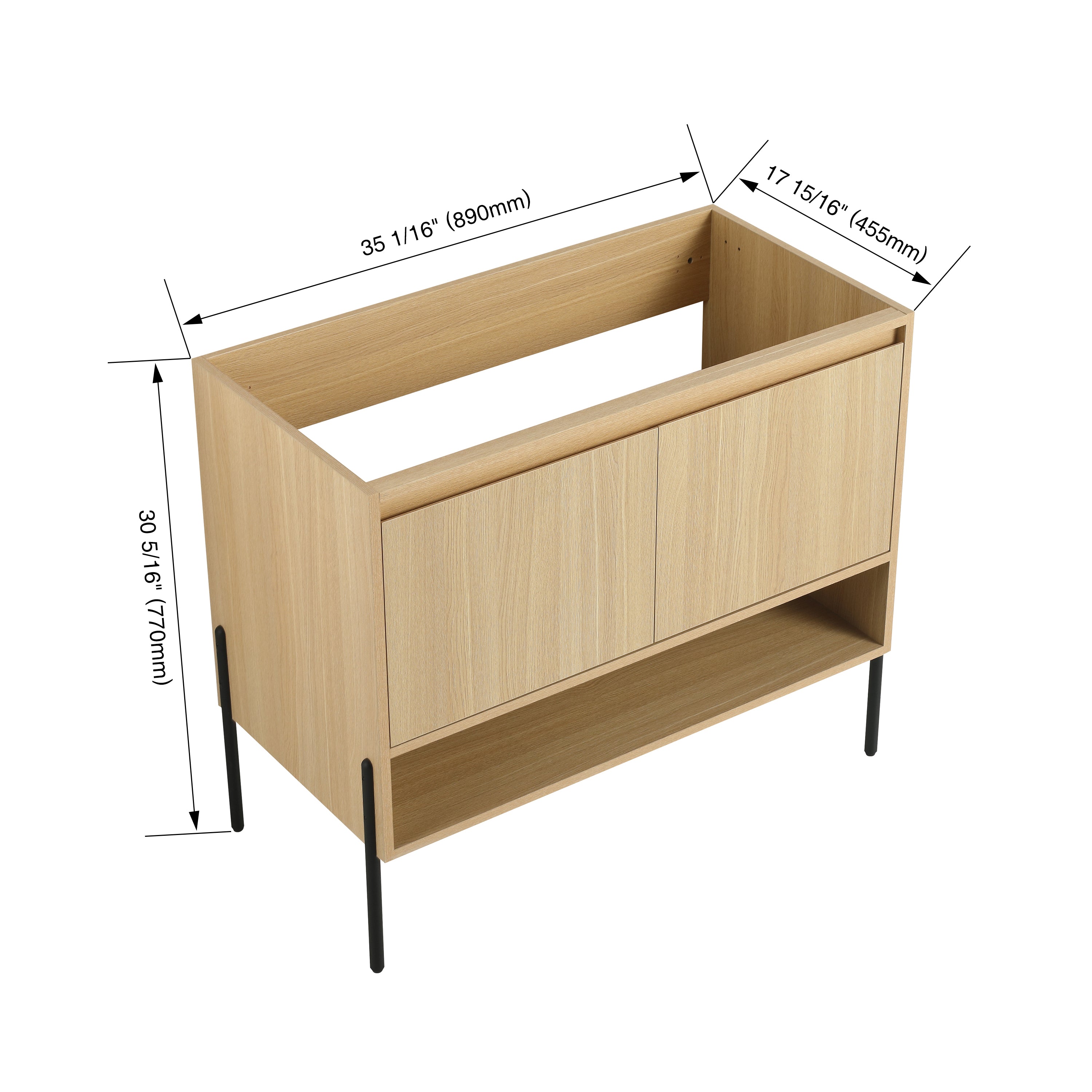 36" Freestanding Bathroom Vanity