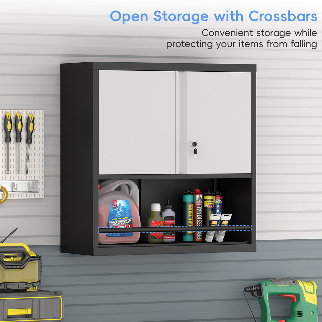 Metal Adjustable 2 Doors Storage Cabinet