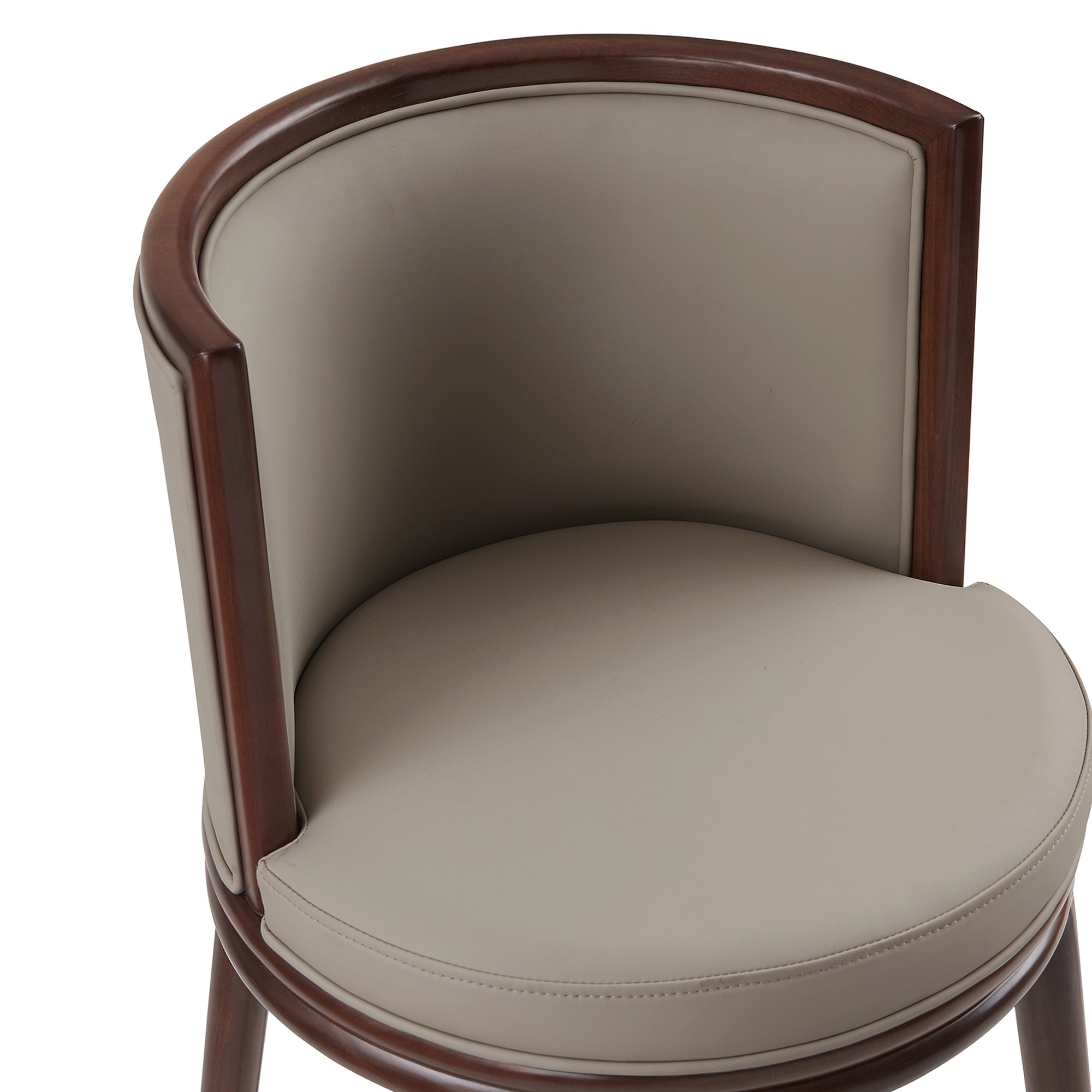Evalyn Wood Upholstered Counter Stool