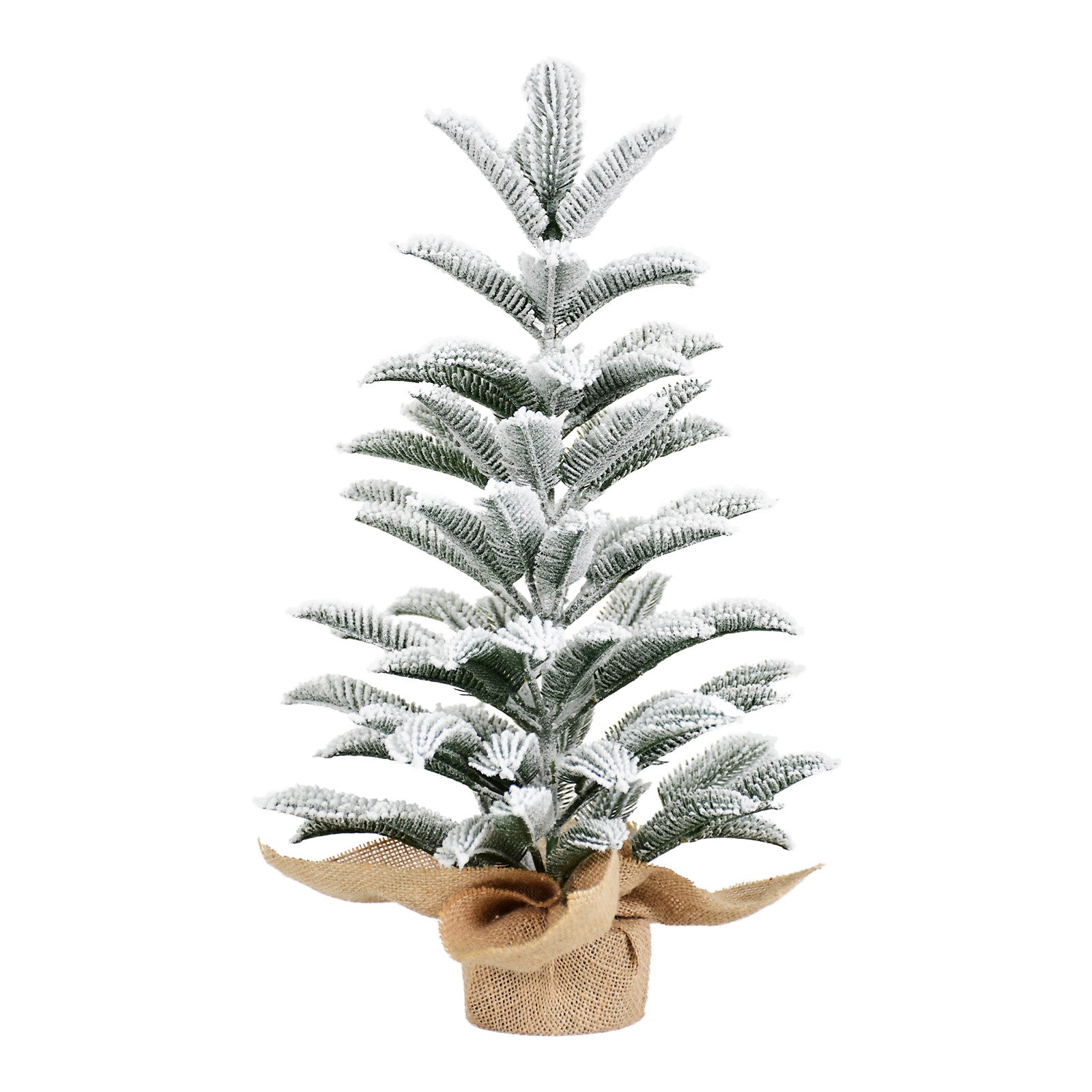 50CM Flocked Tabletop Christmas Tree