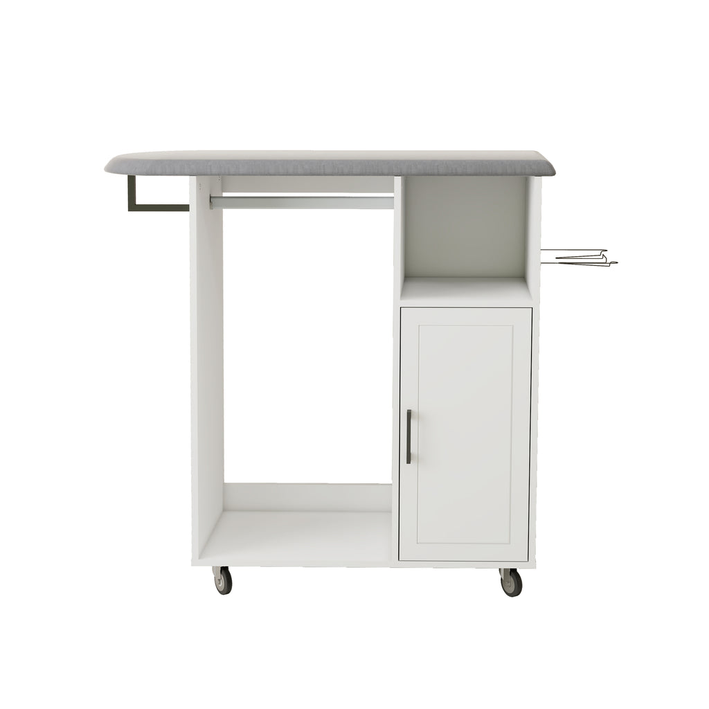 Ironing Cart with Rolling Ironing Board