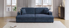 86.5" Oversized Loveseat Chaise Lounge Sectional Sofa Bed
