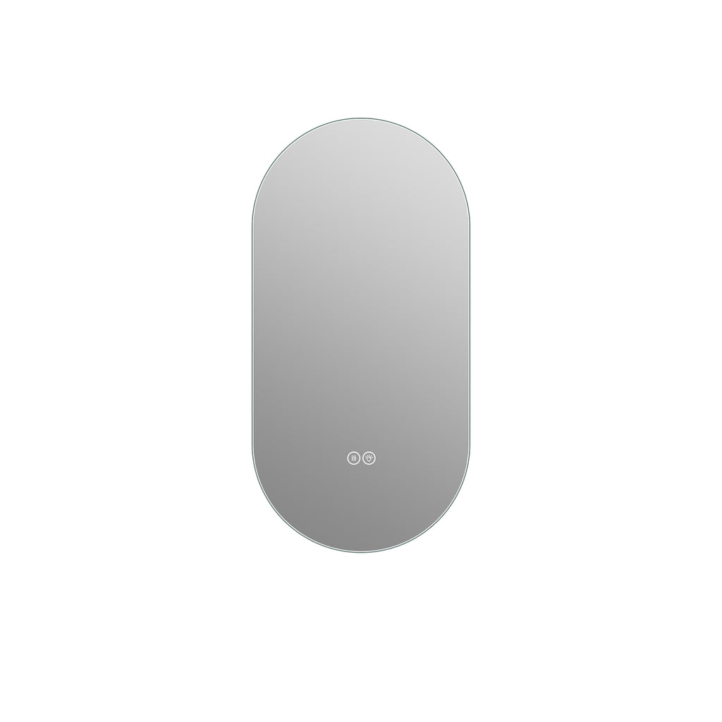 48" x 24" Smart Wall Mounted LED Touch Screen Anti-fog Mirror