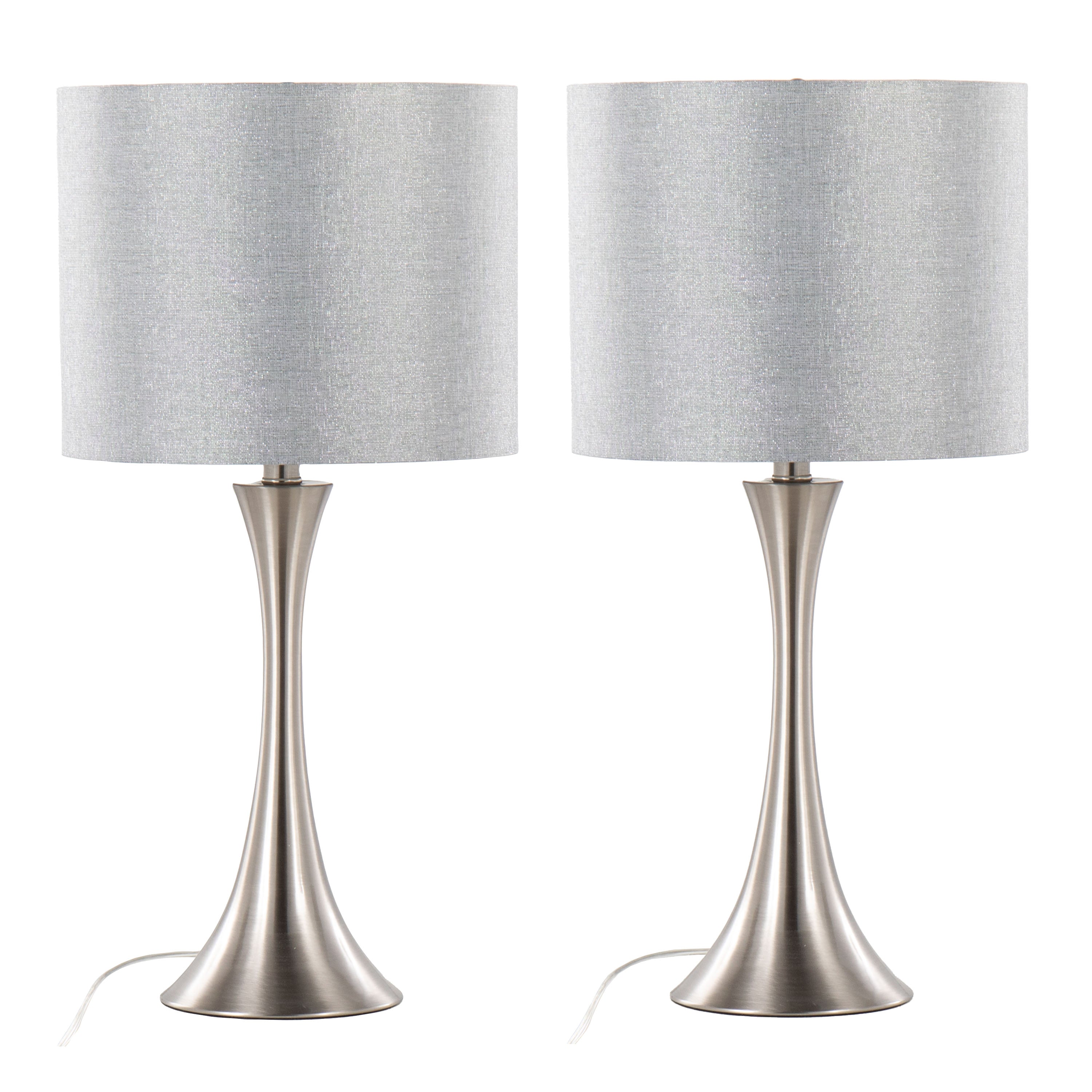 24" Contemporary Metal Table Lamp