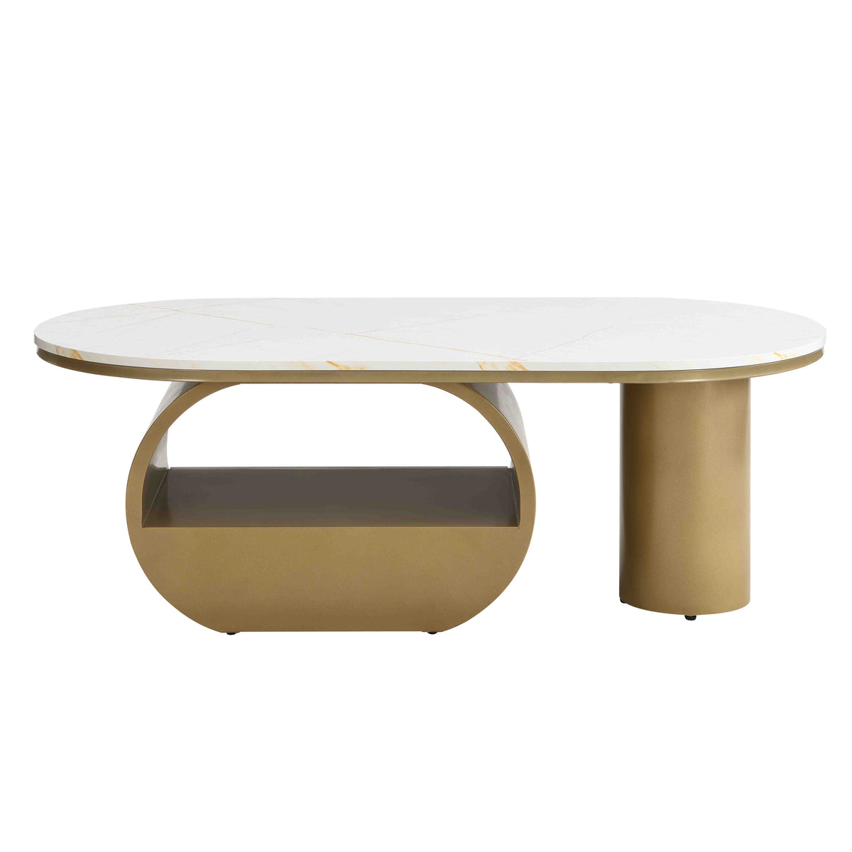 Luxury Modern Oval Coffee Table