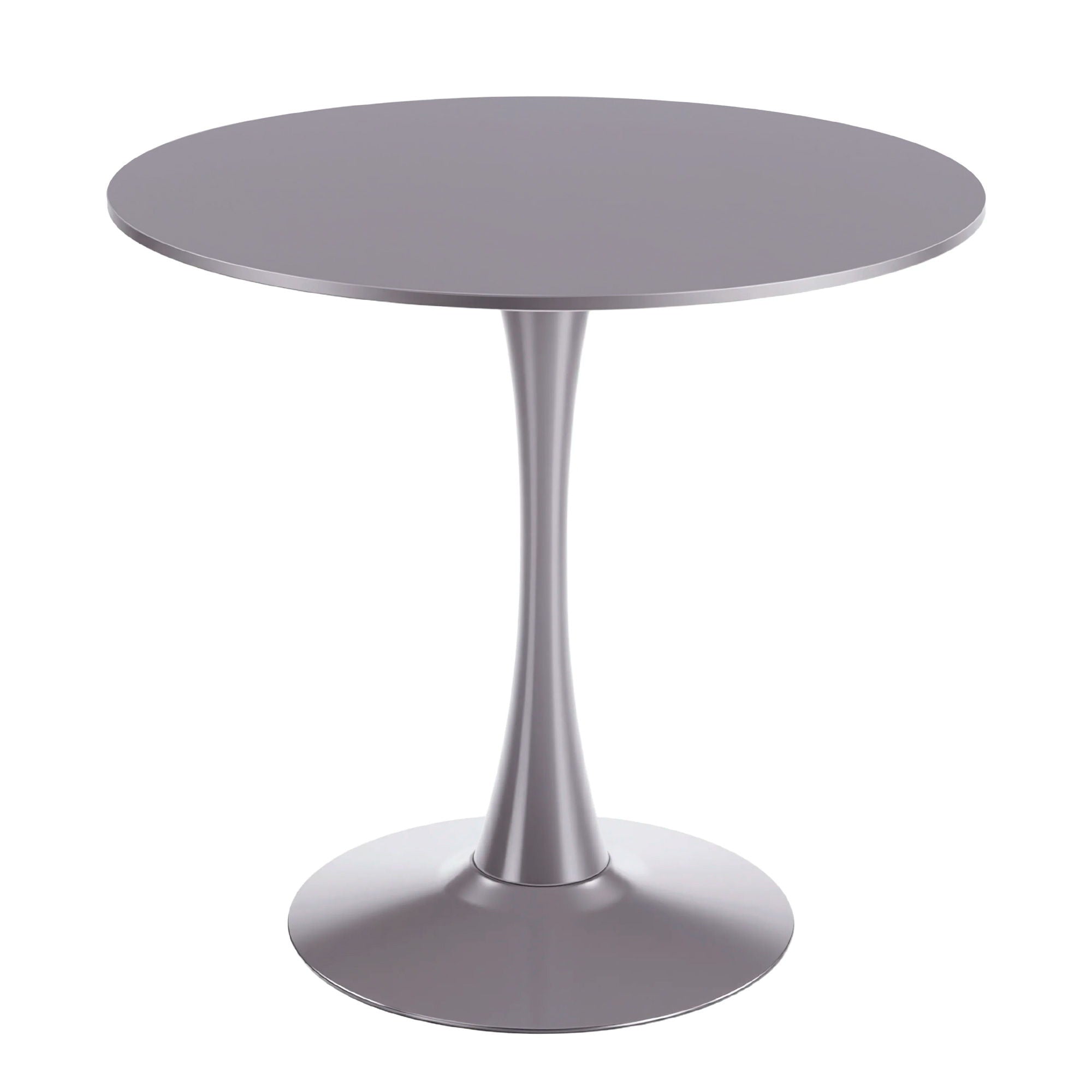 Mid-Century Tulip Table With Round Top and Pedestal Base
