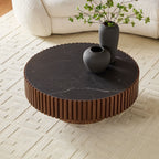 Nesting Round Sintered Stone Coffee Table