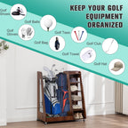 Golf Bag Organizer for Garage