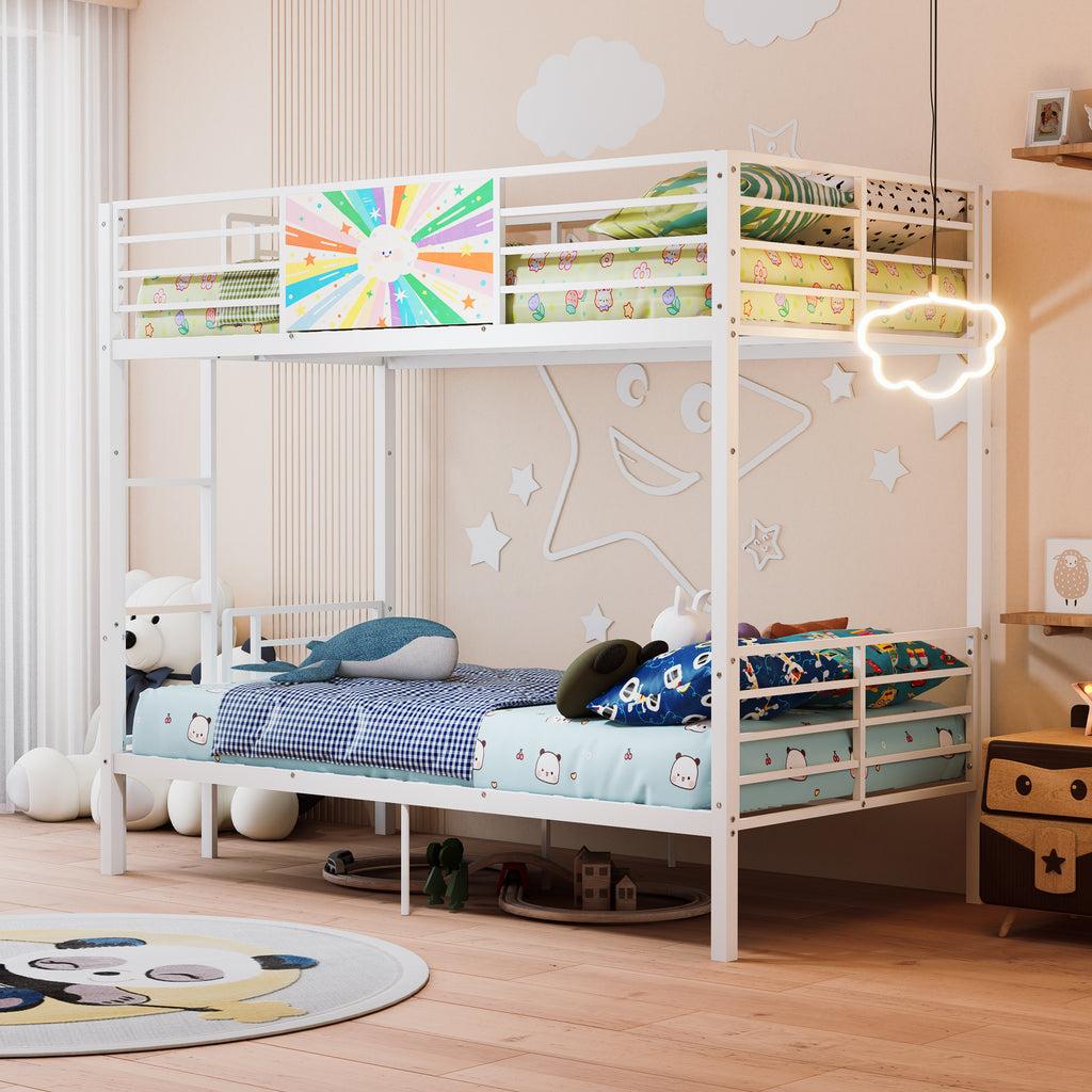 Twin Over Twin Metal Bunk Bed