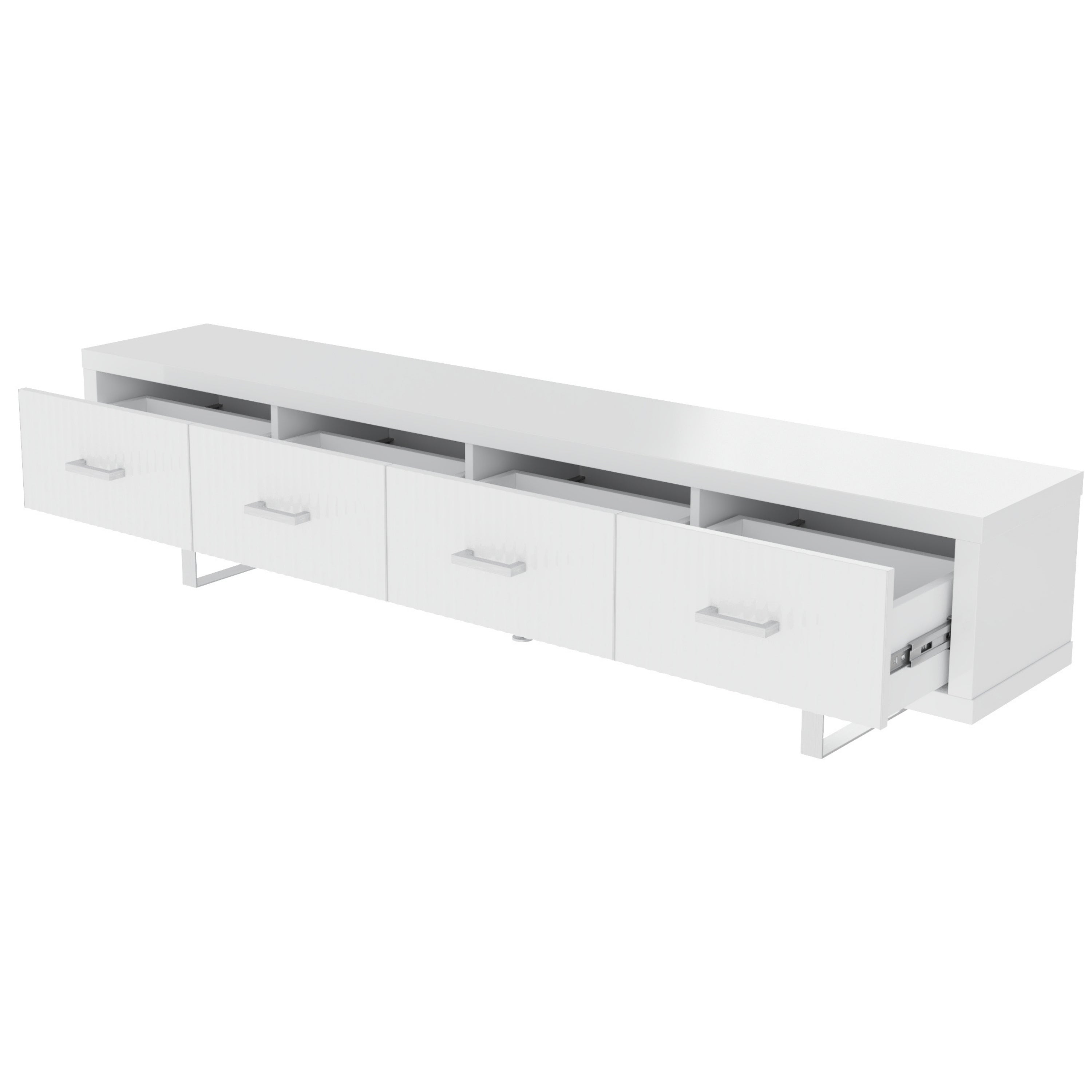 High Gloss TV Stand - 78.7 inches