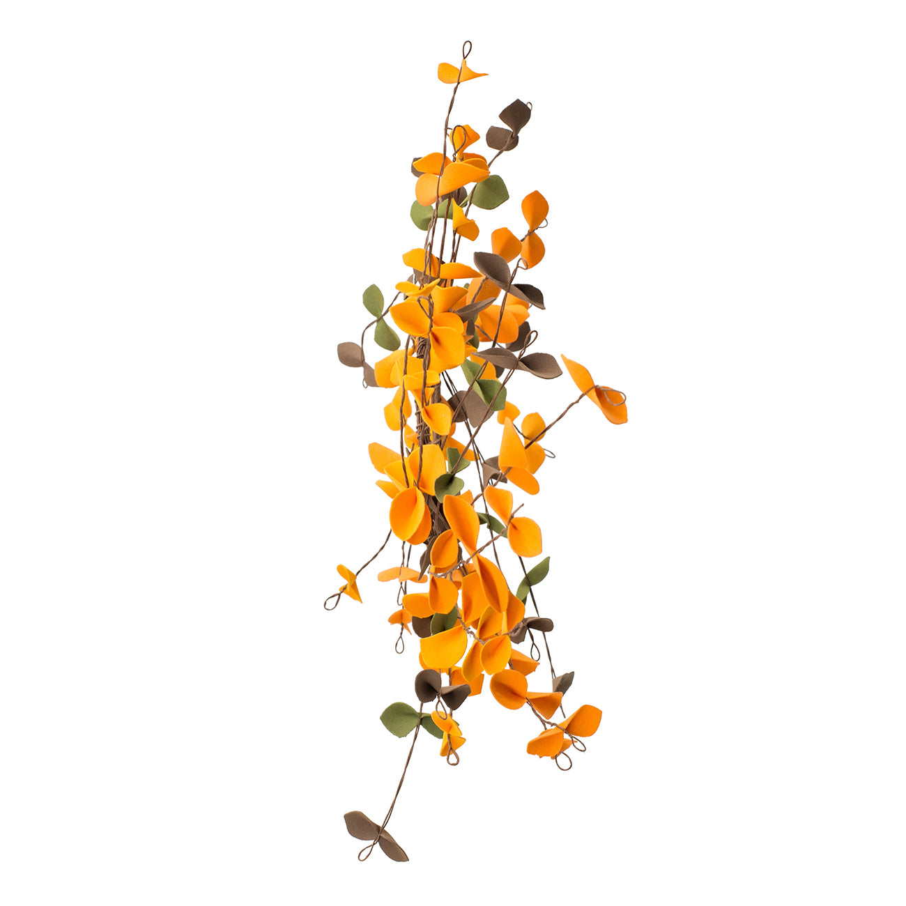 Set of 12, 8" Fall Leaves Wreath