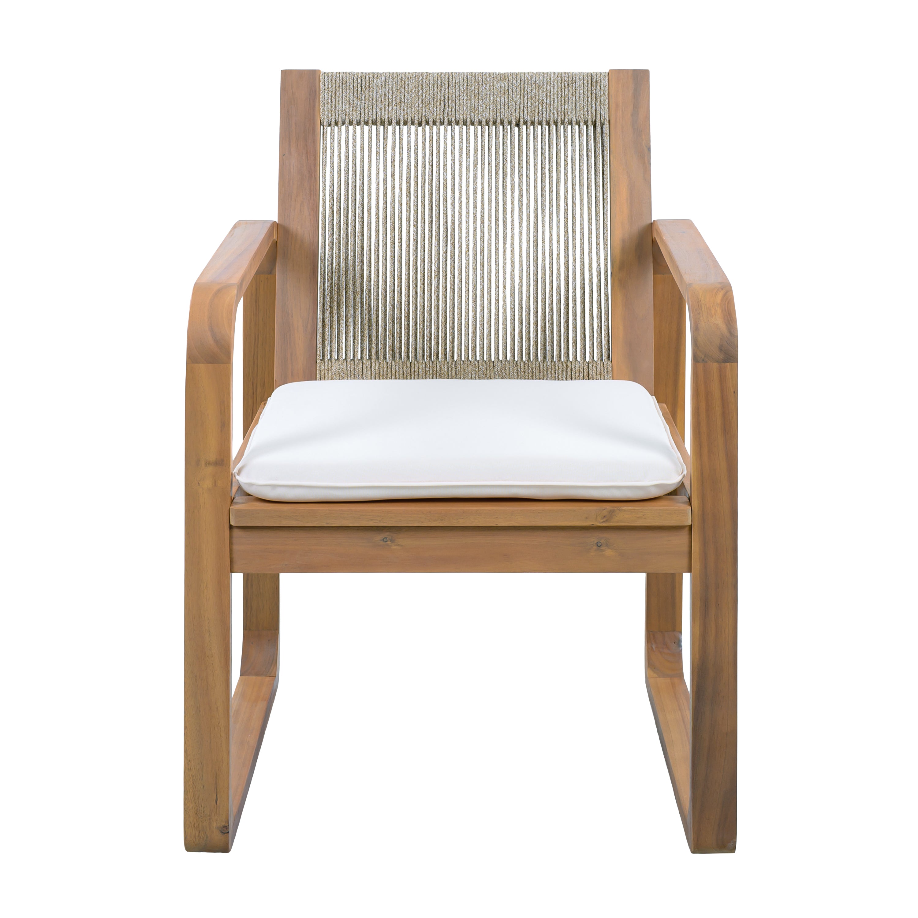 2-Piece Outdoor Dining Chairs Set