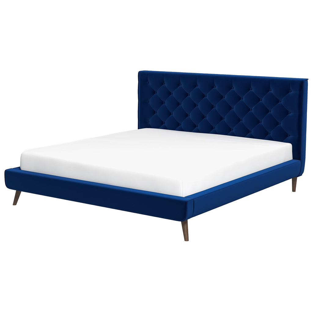 Dillon Velvet Upholstered Bed