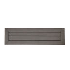 Modern Outdoor Aluminum Dining Bench