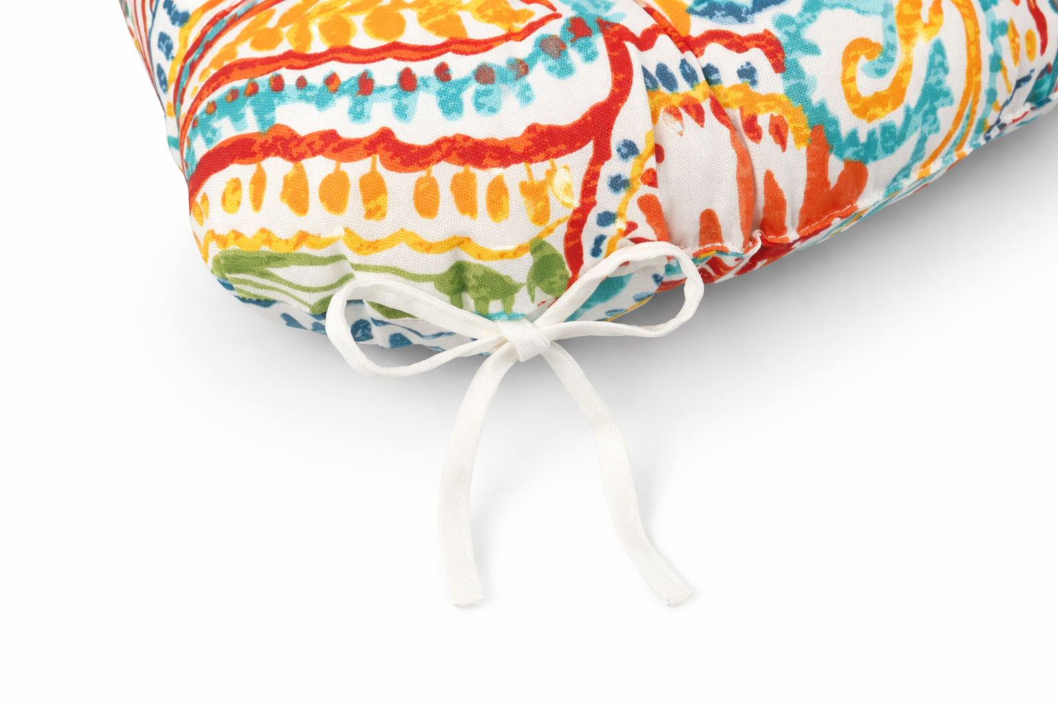 Outdoor Chair Cushions Set of 2, 19 x 19 x 4 Inch Tufted Seat Cushions