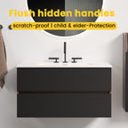 Gloria 36" Wall Mounted Soft Bathroom Vanity