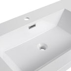 42" Bathroom Resin Sink