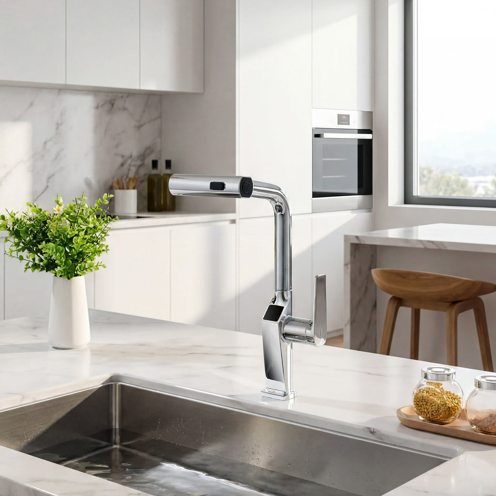 Touchless Chrome Kitchen Faucet