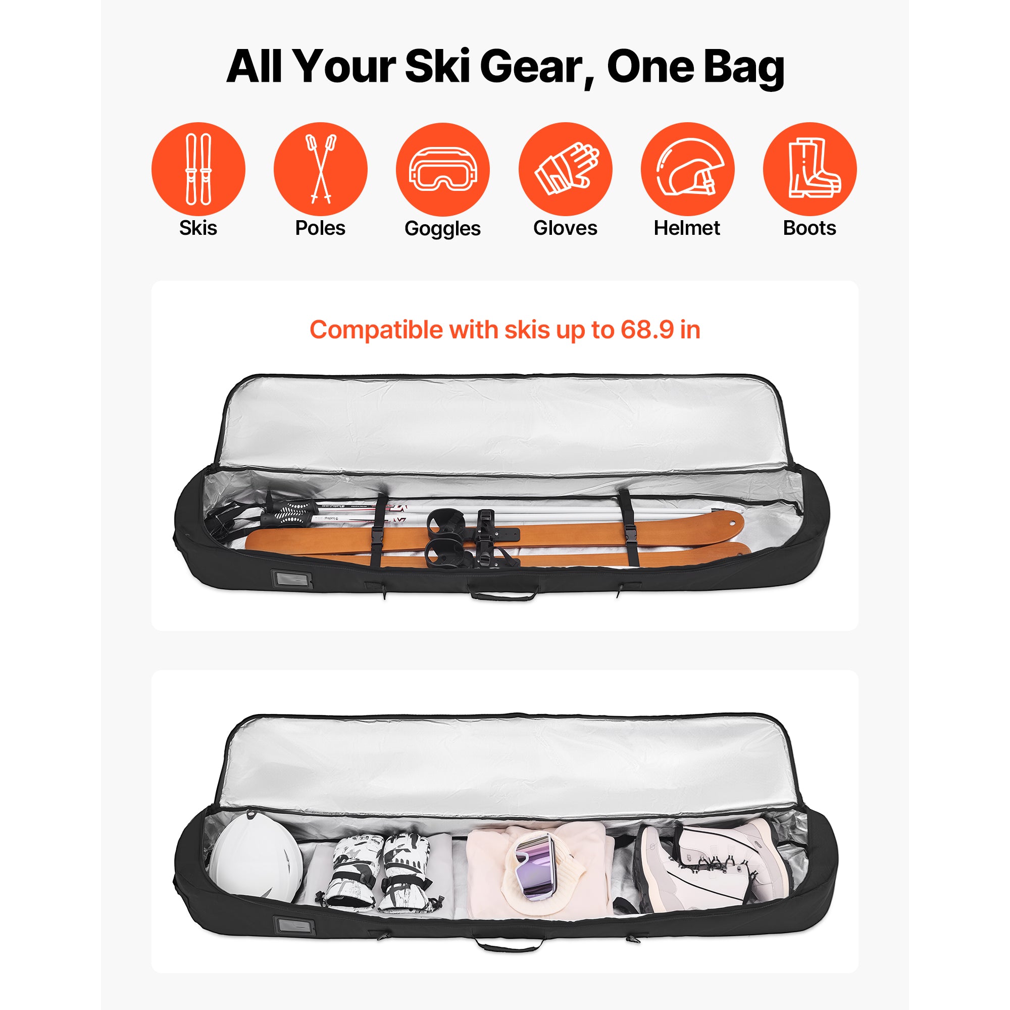 Premium Snowboard Bag for Air Travel