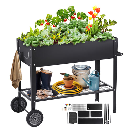 Raised Garden Bed - Galvanized Metal Planter Box