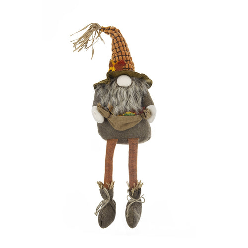 2-Piece Fabric Sitting Gnome Figurines