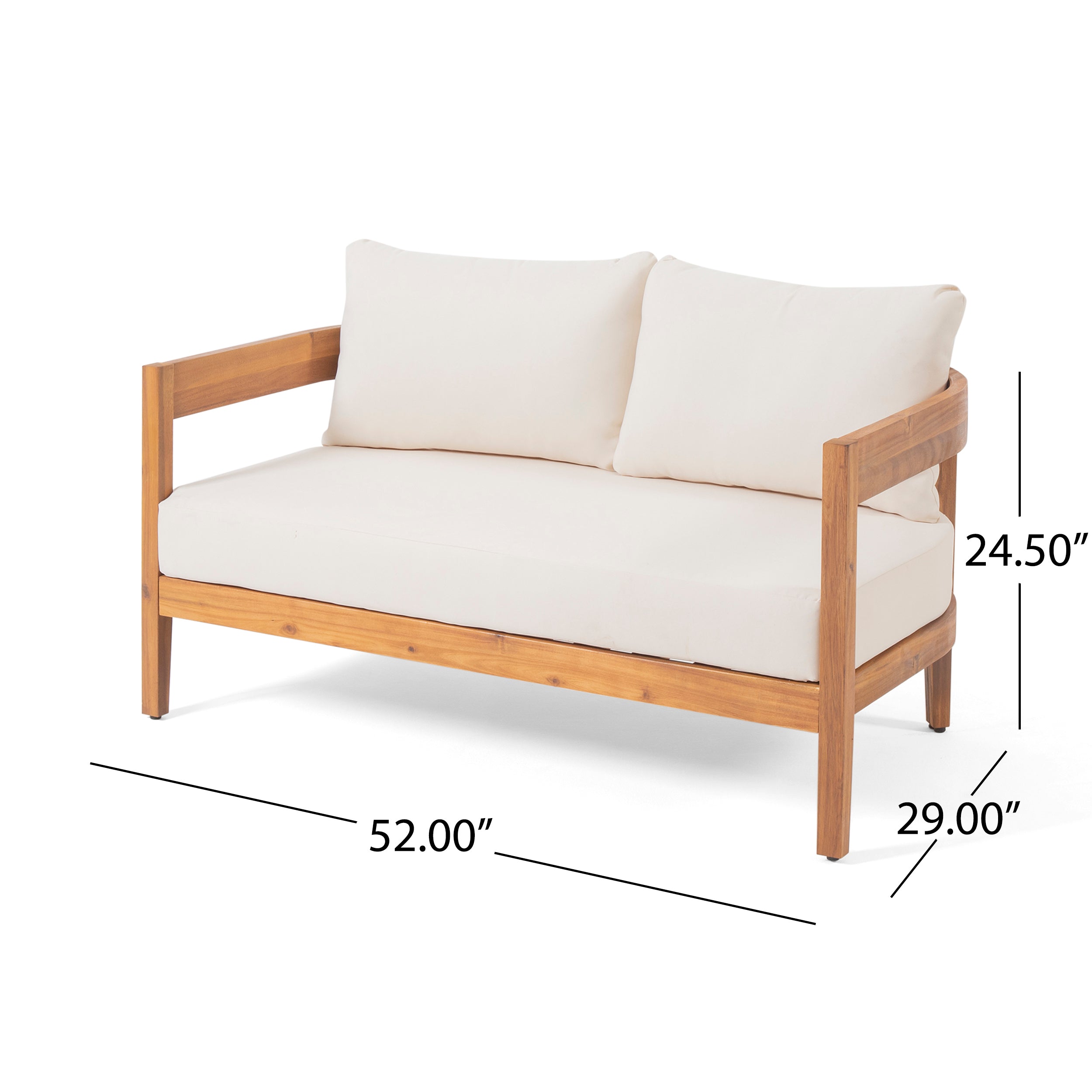 Brooklyn Loveseat + Coffee Table Set for Living Room