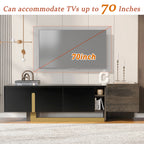 Vibe Haus 66.7'' Light Luxury TV Stand