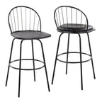 30" Fixed-Height Barstool with Swivel