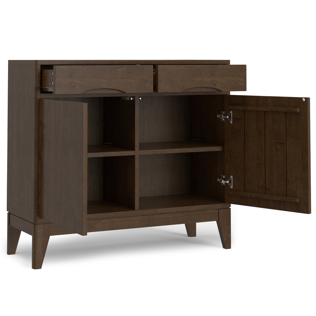 Harper 40 Inch Wide Solid Wood Entryway Storage Cabinet