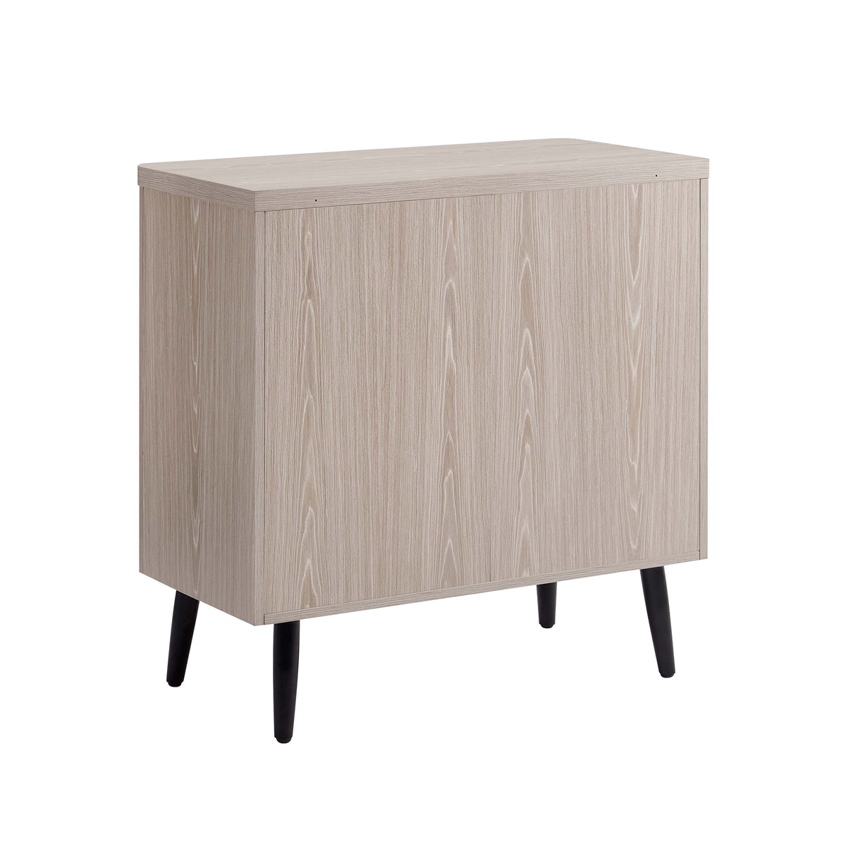 Jodie 31" Fluted Accent Cabinet in Whitewashed