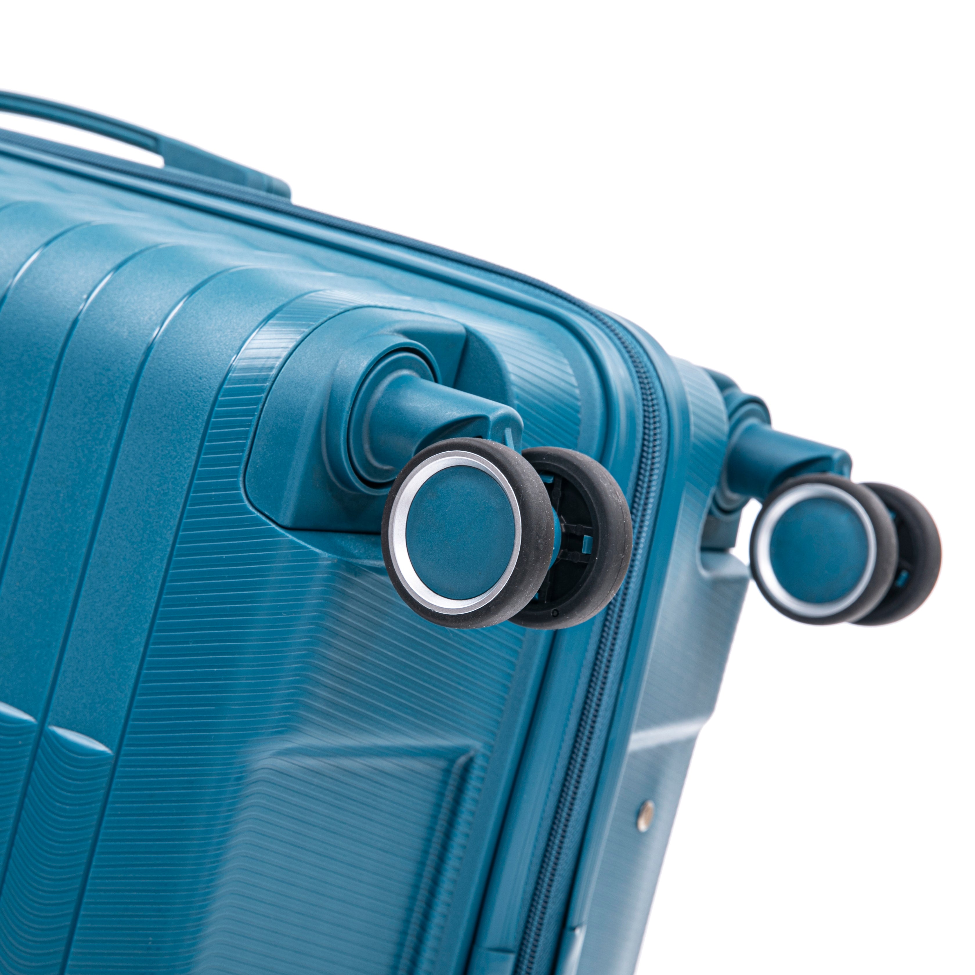 4-Piece Spinner Wheel Luggage Set with 14" Cosmetic Case
