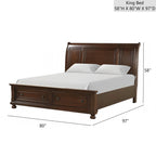 Meade G8910A-KB King Bed (Mattress Not Included)