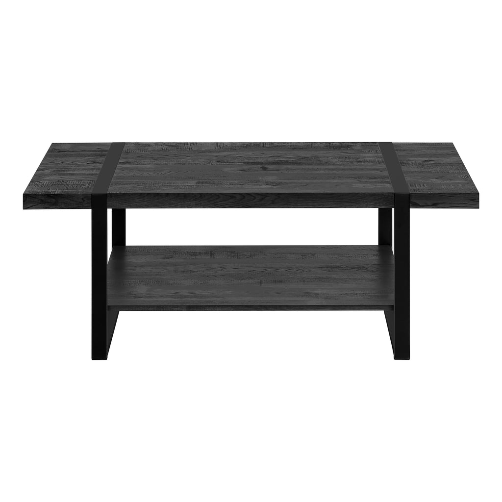 Coffee Table with Fixed Shelf