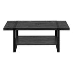 Coffee Table with Fixed Shelf