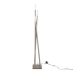 Icicle Contemporary Floor Lamp in Brushed Nickel