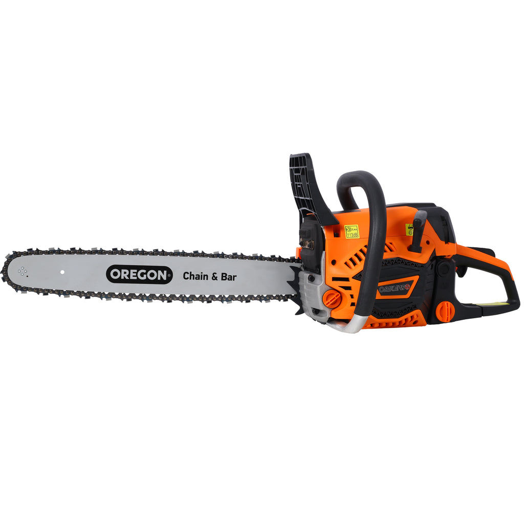 62CC Gas Powered Chainsaw, 20 Inch Oregon Chain & Bar