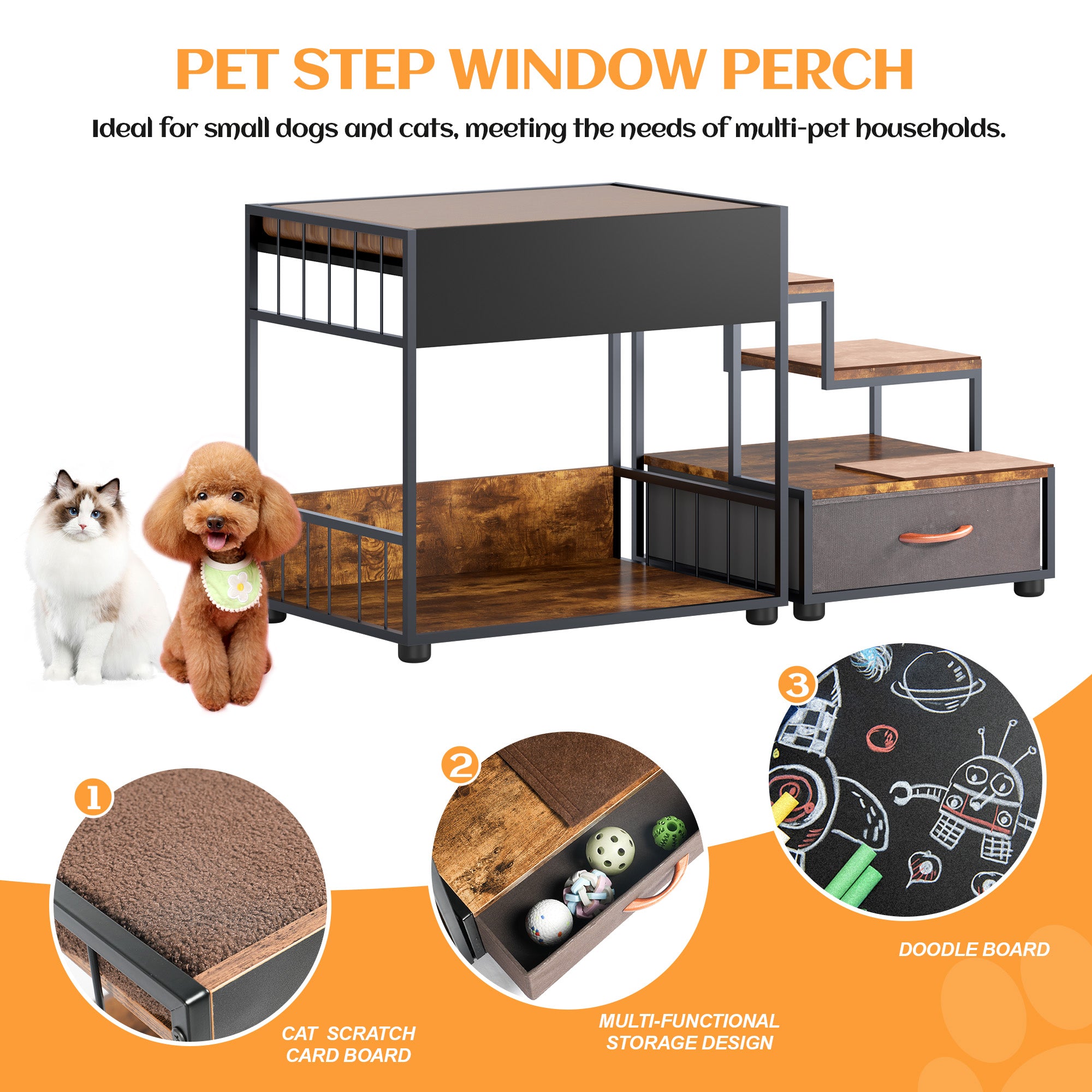 Pet Step Window Perch for Dogs